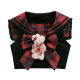 Diamond Honey Punk Style Rebellious Bear Top & Skirt Set (DH251)